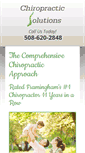 Mobile Screenshot of chiropracticsolutions.info